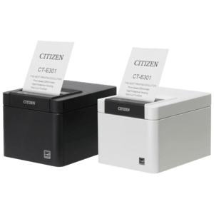 Citizen printers CT-E301, USB, RS232, Ethernet, 8 dots/mm (203 dpi), cutter, wit
