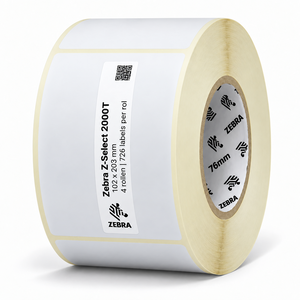 Zebra Z-Select 2000T | 102x203 mm | 4 Rollen (726 Etiketten pro Rolle)