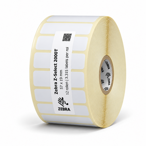Zebra Z-Select 2000T | 57x19 mm | 12 Rollen (3.315 Etiketten pro Rolle)