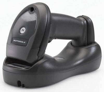 Scanner inklusive Ladeschale, USB-Kabel und Akku (SCHWARZ)